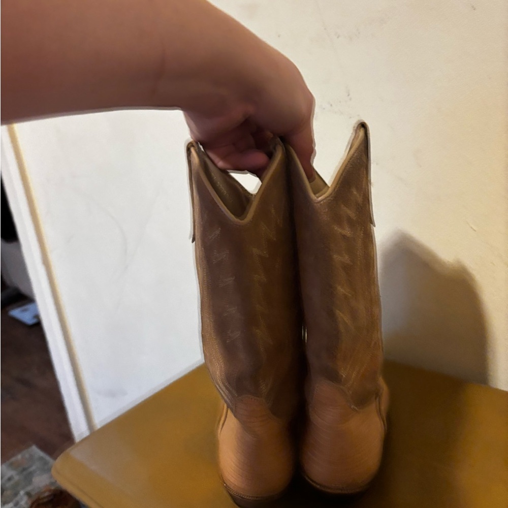 Brown Western Cowboy Boots 71/2 - Picture 5 of 8